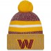Шапка с помпоном Washington Commanders New Era 2023 Sideline Sport - Burgundy/Gold