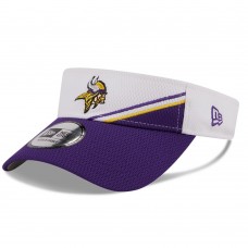 Козырек от солнца Minnesota Vikings New Era 2023 Sideline - White/Purple