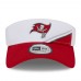 Козырек от солнца Tampa Bay Buccaneers New Era 2023 Sideline - White/Red