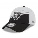 Бейсболка Las Vegas Raiders New Era 2023 Sideline 9FORTY - Gray/Black