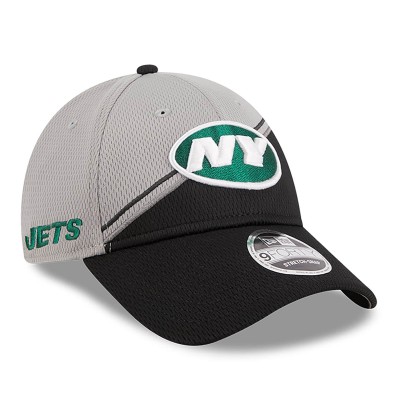 Бейсболка New York Jets New Era 2023 Sideline 9FORTY - Gray/Black