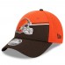 Бейсболка Cleveland Browns New Era 2023 Sideline 9FORTY - Orange/Brown