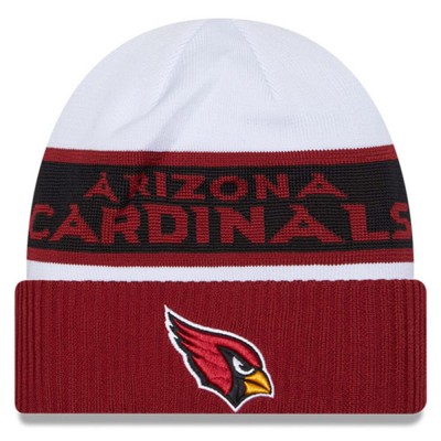 Шапка Arizona Cardinals New Era 2023 Sideline Tech Cuffed Knit - White/Cardinal