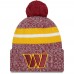 Шапка с помпоном Washington Commanders New Era 2023 Sideline - Burgundy