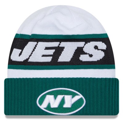 Шапка New York Jets New Era 2023 Sideline Tech Cuffed Knit - White/Green