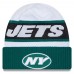 Шапка New York Jets New Era 2023 Sideline Tech Cuffed Knit - White/Green