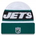 Шапка New York Jets New Era 2023 Sideline Tech Cuffed Knit - White/Green