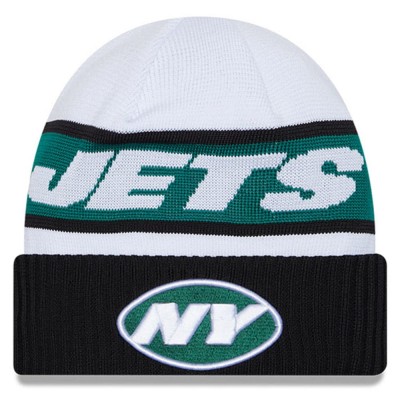 Шапка New York Jets New Era 2023 Sideline Tech Cuffed Knit - White/Black