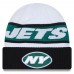 Шапка New York Jets New Era 2023 Sideline Tech Cuffed Knit - White/Black