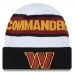 Вязанная шапка Washington Commanders New Era 2023 Sideline Tech - White/Black