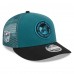 Бейсболка Philadelphia Eagles New Era 2023 Sideline Low Profile 9FIFTY - Midnight Green/Black