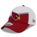 Бейсболка Arizona Cardinals New Era 2023 Sideline 9FORTY - White/Cardinal