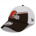 Бейсболка Cleveland Browns New Era 2023 Sideline 9FORTY - White/Brown
