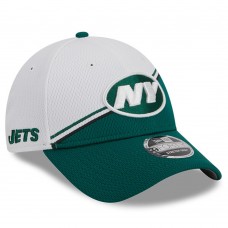 Бейсболка New York Jets New Era 2023 Sideline 9FORTY - White/Green