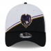 Бейсболка Baltimore Ravens New Era 2023 Sideline 39THIRTY - White/Black