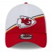 Бейсболка Kansas City Chiefs New Era 2023 Sideline 39THIRTY - White/Red