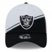 Бейсболка Las Vegas Raiders New Era 2023 Sideline 39THIRTY - White/Black