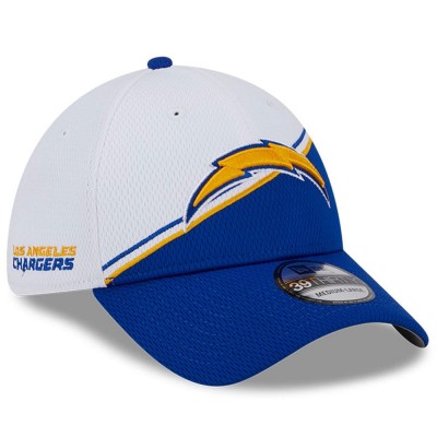Бейсболка Los Angeles Chargers New Era 2023 Sideline 39THIRTY - White/Blue