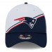 Бейсболка New England Patriots New Era 2023 Sideline 39THIRTY - White/Navy