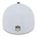 Бейсболка New Orleans Saints New Era White/Black 2023 Sideline 39THIRTY Flex