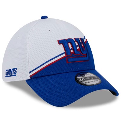 Бейсболка New York Giants New Era 2023 Sideline 39THIRTY - White/Royal