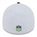 Бейсболка Seattle Seahawks New Era 2023 Sideline 39THIRTY - White/College Navy