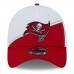 Бейсболка Tampa Bay Buccaneers New Era 2023 Sideline 39THIRTY - White/Red