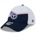 Бейсболка Tennessee Titans New Era 2023 Sideline 39THIRTY - White/Navy