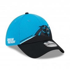 Бейсболка Carolina Panthers New Era Blue/Black 2023 Sideline 39THIRTY