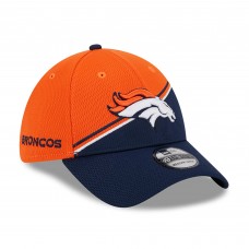Бейсболка Denver Broncos New Era 2023 Sideline 39THIRTY - Orange/Navy