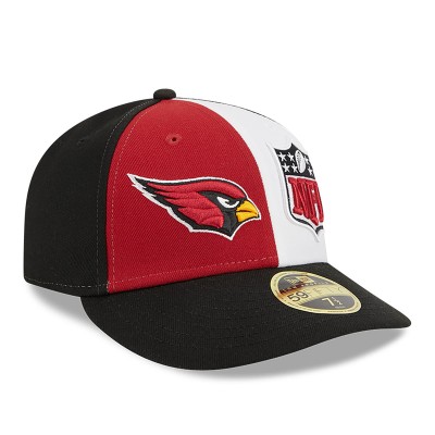 Бейсболка Arizona Cardinals New Era 2023 Sideline Low Profile 59FIFTY - Cardinal/Black