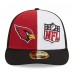 Бейсболка Arizona Cardinals New Era 2023 Sideline Low Profile 59FIFTY - Cardinal/Black