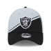 Бейсболка Las Vegas Raiders New Era 2023 Sideline 39THIRTY - Gray/Black