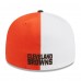 Бейсболка Cleveland Browns New Era 2023 Sideline Low Profile 59FIFTY - Orange/Brown