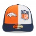 Бейсболка Denver Broncos New Era 2023 Sideline Low Profile 59FIFTY - Orange/Navy