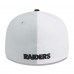 Бейсболка Las Vegas Raiders New Era 2023 Sideline Low Profile 59FIFTY - Gray/Black