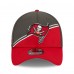 Бейсболка Tampa Bay Buccaneers New Era 2023 Sideline 39THIRTY - Pewter/Red