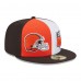 Бейсболка Cleveland Browns New Era 2023 Sideline 59FIFTY - Orange/Brown