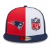 Бейсболка New England Patriots New Era 2023 Sideline 59FIFTY - Red/Navy