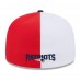 Бейсболка New England Patriots New Era 2023 Sideline 59FIFTY - Red/Navy