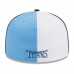 Бейсболка Tennessee Titans New Era 2023 Sideline 59FIFTY - Light Blue/Navy