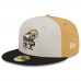 Бейсболка New Orleans Saints New Era 2023 Sideline Historic 59FIFTY - Cream/Black