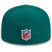 Бейсболка New York Jets New Era 2023 Sideline Historic 59FIFTY - Cream/Kelly Green