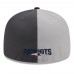 Бейсболка New England Patriots New Era 2023 Sideline 59FIFTY - Gray/Black