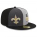 Бейсболка New Orleans Saints New Era 2023 Sideline 59FIFTY - Gray/Black Бейсболка New Orleans Saints New Era 2023 Sideline 59FIFTY - Gray/Black
