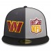 Бейсболка Washington Commanders New Era 2023 Sideline 59FIFTY - Gray/Black