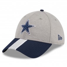 Бейсболка Dallas Cowboys New Era Stripe 39THIRTY - Heather Silver