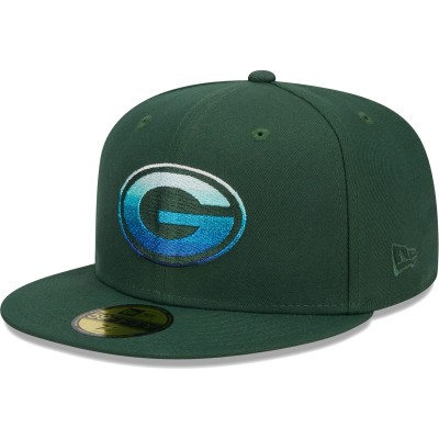 Бейсболка New Era Green Bay Packers Green Gradient 59FIFTY