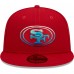 Бейсболка San Francisco 49ers New Era Gradient 59FIFTY - Scarlet