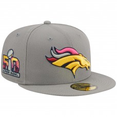 Бейсболка Denver Broncos New Era Color Pack 59FIFTY - Gray